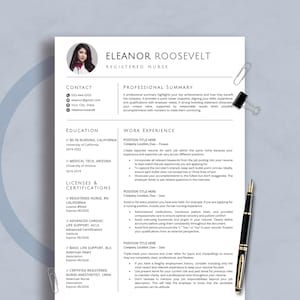 RN Resume Template Nurse, Nurse Resume Template Google Docs, Word, Pages, Nursing Resume New Grad, CNA Resume Design Photo, Doctor Resume