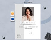 Professionelle Lebenslauf Vorlage | Moderner CV Deutsch 2025 | Bewerbungsdesign Editierbar in Word & Pages | ATS-kompatibel | Berufseinstieg