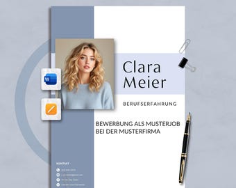 Bewerbungsvorlagen Word, Lebenslauf muster 2025 Bewerbung, Lebenslauf Vorlage Google Docs, Apple Pages, Lebenslauf Deutsch Vorlagen