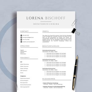 Lebenslauf Vorlage Deutsch, Bewerbungsvorlagen, Lebenslauf Vorlage Word, Google Docs, Pages, Ausbildung Bewerbung, Tabellarischer Lebenslauf