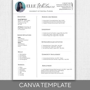 Plantilla de currículum para hermandades (para reclutamiento urgente + membrete/carta de presentación) - Paquete de reclutamiento moderno en Canva / Formulario de solicitud editable para hermandades