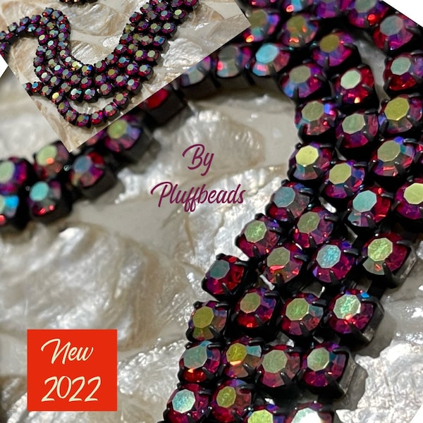 Rhinestone Chain - Etsy