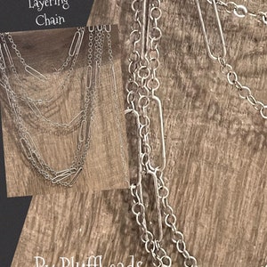 Chain  LAYERING Style Paperclip chain High Quality Large link PAPERCLIP 22x5mm antique SILVER plated elongated oval link chain
