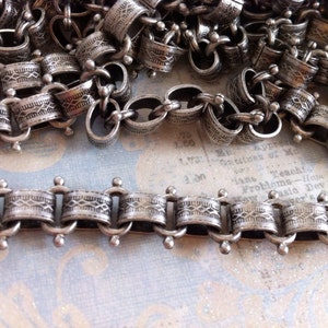 Chain Book Chain ANTIQUE SILVER Repurpose plated