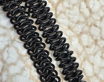 Chain Matte black plated High Quality solid brass plated mesh chain 11mm