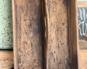 vintage wood dove tail sides cutlery tray centerpiece bathroom accessories