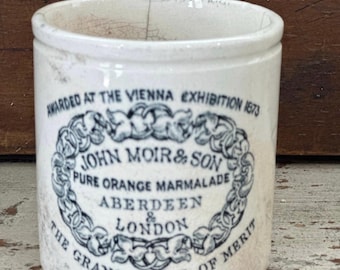 RARE john moir & son pure orange aberdeen and london 1lb pot — pot a