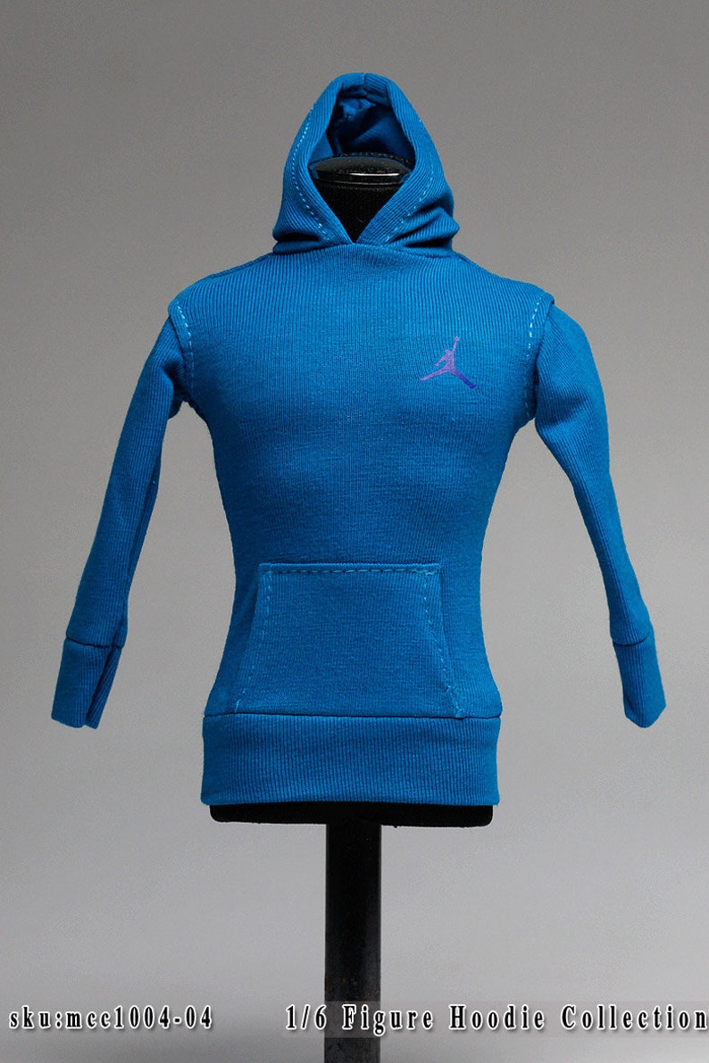 1//6 Scale Gray Zippered Hoodie Outfit For 12/" HT PH Male Action Figure Body