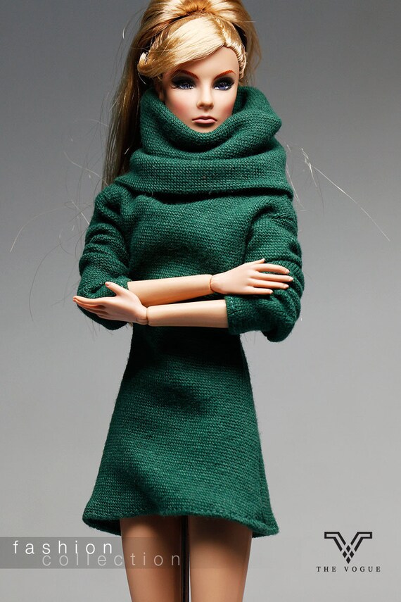 green turtleneck sweater dress