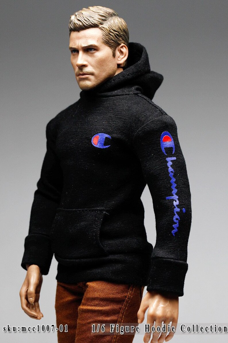 for 16 Figure Enterbay Hot Toys TTL 12 Tall Doll mcc1007 The Vogue Smart Slim Fit Hoodie Logo Printed
