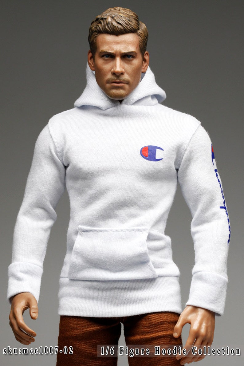 for 16 Figure Enterbay Hot Toys TTL 12 Tall Doll mcc1007 The Vogue Smart Slim Fit Hoodie Logo Printed