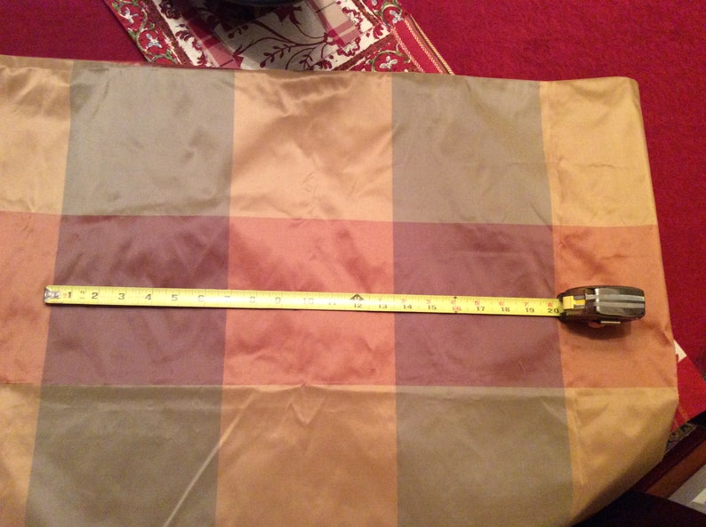 yds of Silk Plaid fabric 2