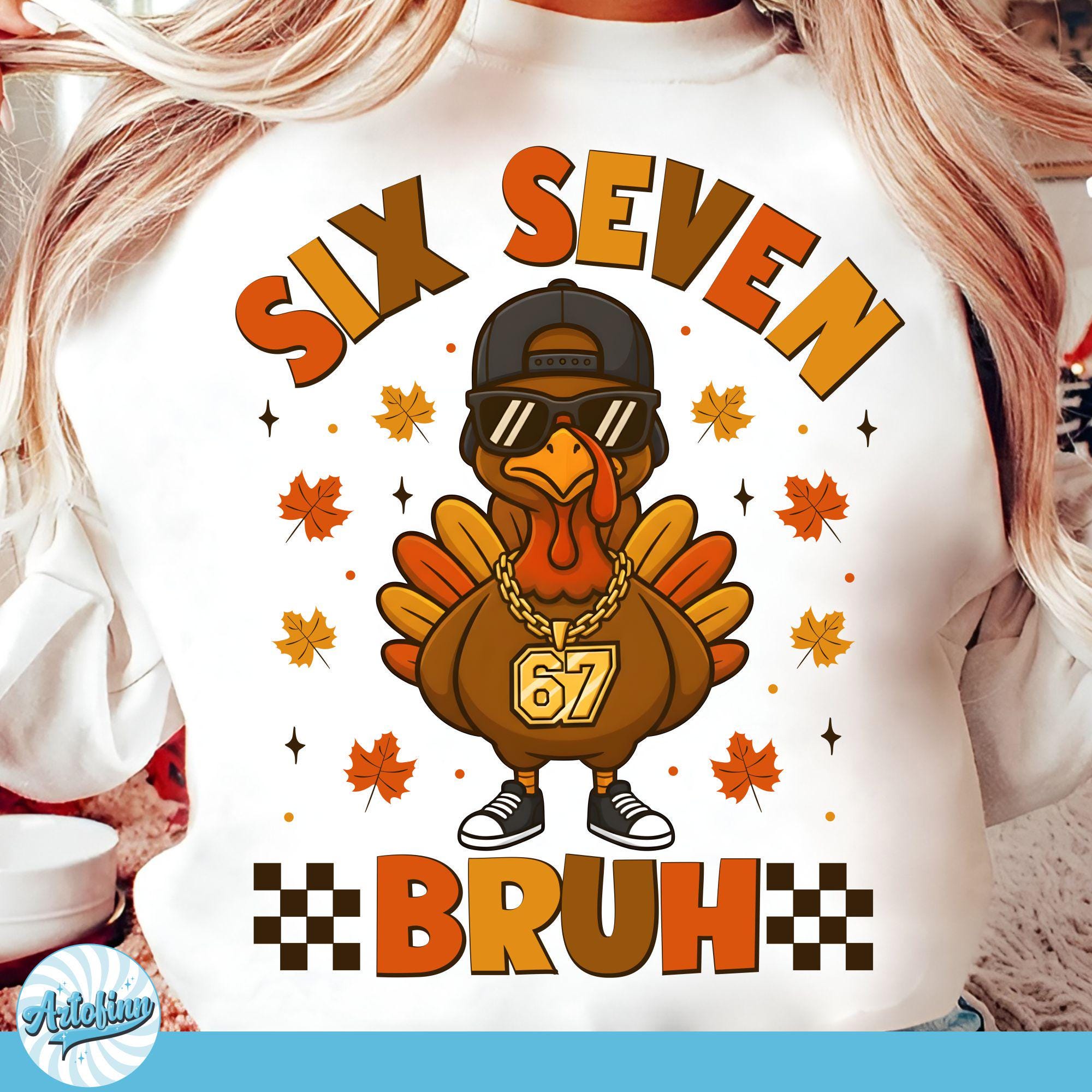 Six Seven Meme Turkey Kids Bruh Png, 67 Thanksgiving, Turkey Png ...