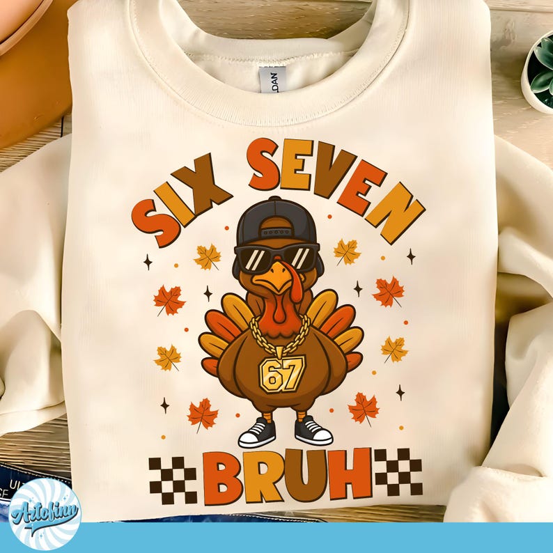 Six Seven Meme Turkey Kids Bruh Png, 67 Thanksgiving, Turkey Png ...