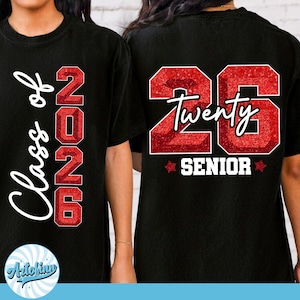 Class of 2026 PNG: Graduation Sublimation Design (Digital Download 4500x5400px)