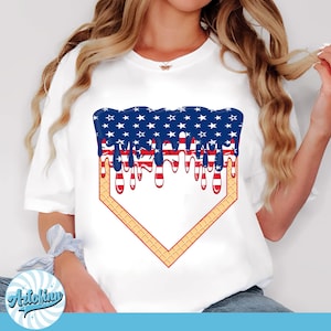4th of July PNG | Red white and Blue Drip PNG | Patriotic Drip PNG | Baseball Life | Sprinkle Drip | Ice Cream Drip | Baseball Drip png