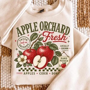 Comfort Colors® Retro Pumpkin Patch T-Shirt, Trendy Witch's Herb Garden Shirt, Vintage Freshly Boo'd Shirt, Apple Orchard Shirt