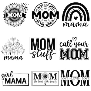 Mom Svg Bundle, Mothers Day Svg, Mama Svg, Happy Mother's Day Svg, Mom life Svg, Mom Quotes Svg, Mom Svg, Floral Mama Svg