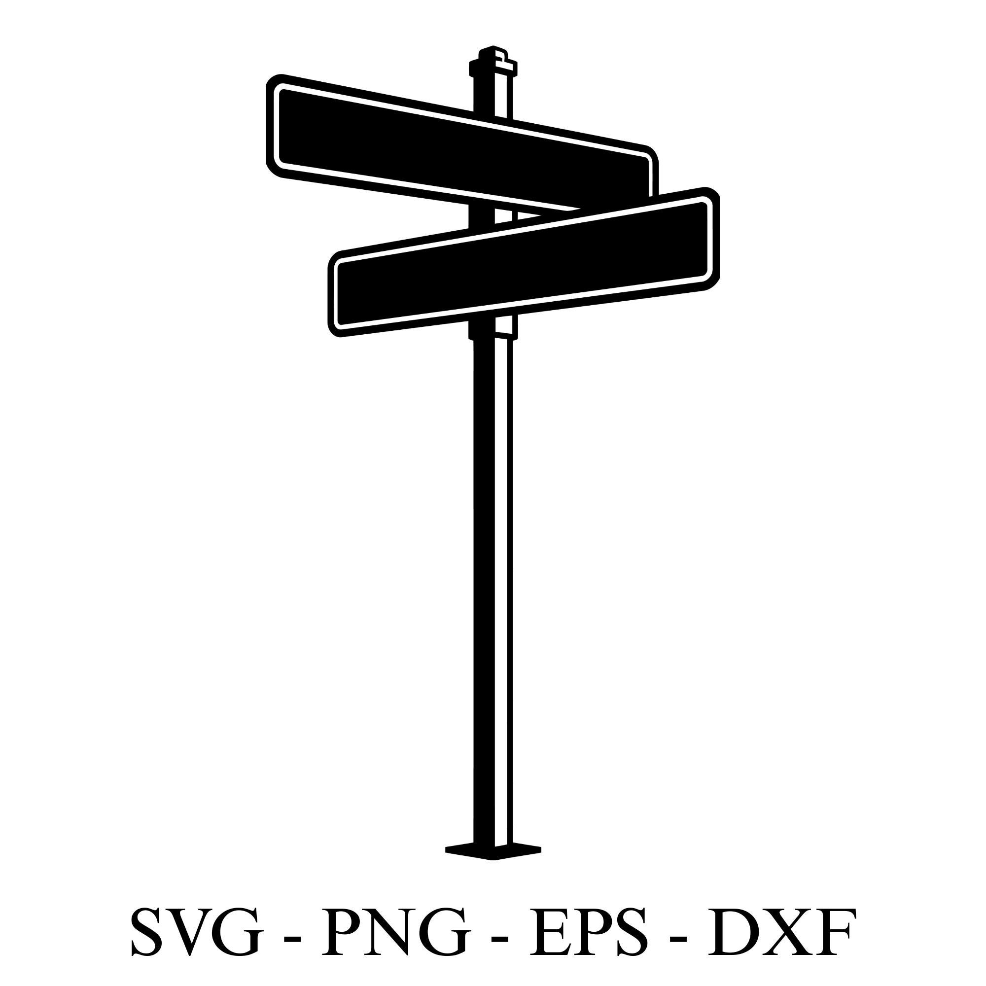 Street Sign Graphics Svg Street Sign Svg, Street Sign Clipart, Street Sign Silhouette, Street ...