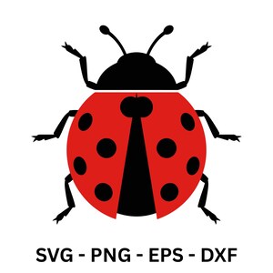Nyckelpiga Svg, Layered Ladybug Svg, Nyckelpiga Clipart, Klippfil, Ladybug Svg, Layered Beetle Klippfil för Cricut och Silhouette