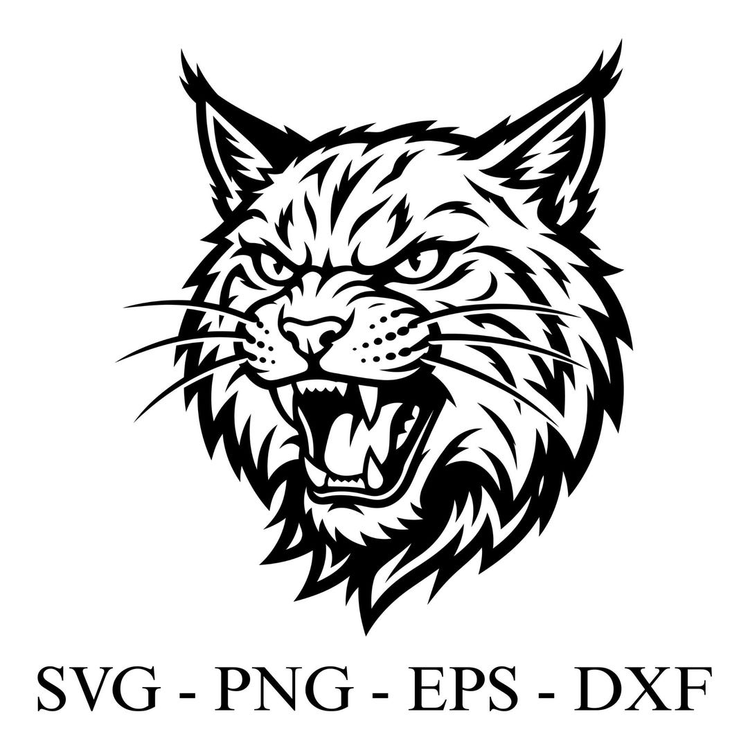 Wildcat Head Vector File Wildcat Svg, Wildcat Head Svg, Wildcat Face Svg, Wildcat Head Svg ...