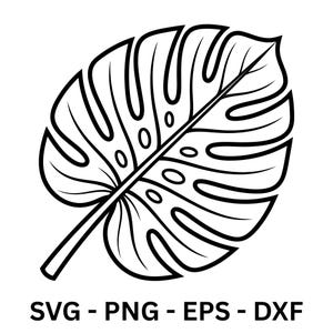 Monstera silhouette - Etsy.de