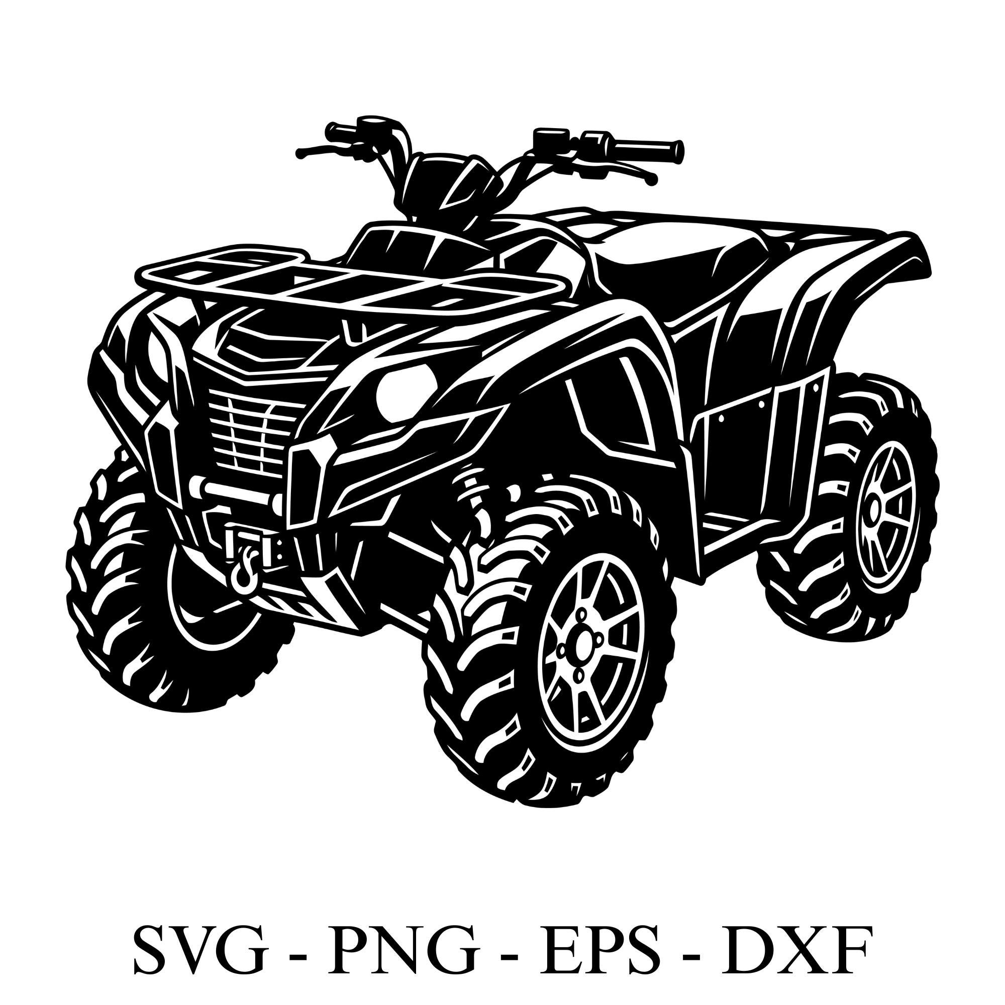 Atv Svg, Atv Rider Svg, Quad Svg, Atv Racing Svg, Offroad Svg, Four ...