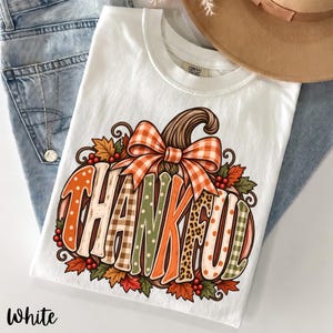 Comfort Colors® Thankful shirt, Preppy Thanksgiving shirt,Season Shirt,Fall Gift Shirt,Thankful Turkey Shirt,Autumn Shirt