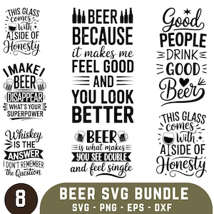 Pacote de arquivos SVG com frases alemãs sobre cerveja, SVG de cerveja triste, Silhouette, SVG de brinde, frases engraçadas sobre cerveja, SVG e PNG para Cricut.