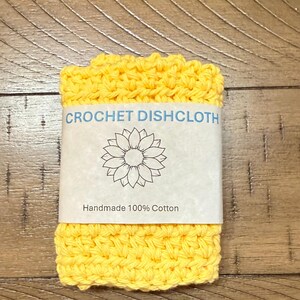 Handmade Crochet Dishcloth