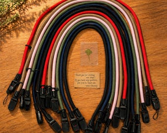 Nylon Rope Camera Strap, Fixed Length, Quick Release Buckles (DSLR/Mirrorless)