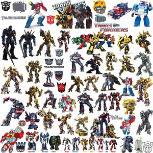Adesivos Transformers Personagens Svg-Png-Pdf Pacote Grande \ Aniversário \ Festa \ Desenho Animado \ Filme \ Camiseta \ Moletom com Capuz \ Copo \ Pôster