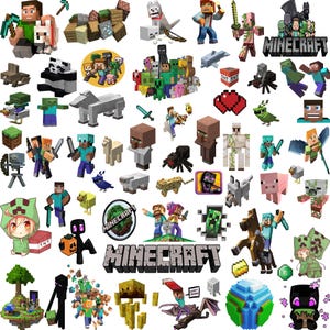 Mine Svg Bundle Gaming Svg Png Pdf Cricut Birthday Gift for Gamer Digital Download Popular Video Game Mine SVG PNG PDF