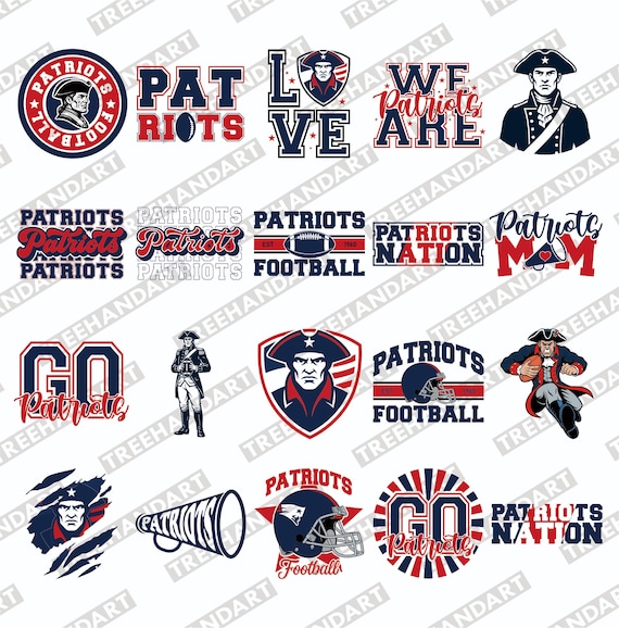 Patriots Svg 20 Bunlde, Cutfile Cricut, Patriots School Mascot, Patriots Football Svg, Patriots T-Shirt, Patriots Cheers, Logo, Love, Eps.