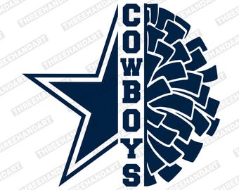 Cowboys SVG, Cowboys étoiles Svg, Cowboys Cricut, T-shirt fichier Svg cowboys, amour, cadeau, anniversaire, Silhouette de cowboys, Cowboys Svg Png Dxf Eps.