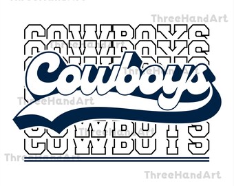 Cowboys SVG, Cowboys For Love Svg, Cowboys Cricut, T-shirt fichier Svg Cowboys, amour, cadeau, anniversaire, Silhouette de cowboys, Cowboys Png Dxf Eps.