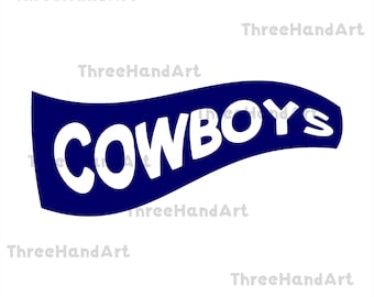 Cowboys SVG, Svg drapeau cowboys, Cowboys Cricut, T-shirt fichier Svg cowboys, amour, cadeau, anniversaire, Silhouette de cowboys, Cowboys Svg Png Dxf Eps.
