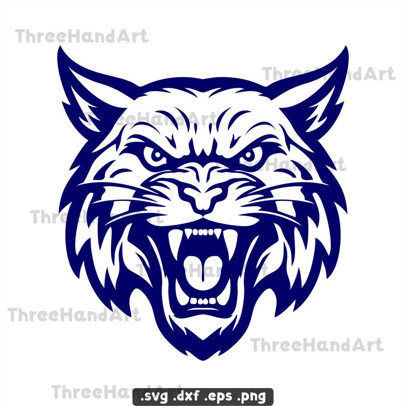 Wildcat Head Vector File Wildcats SVG, Wildcats Head Cutfile, Wildcats Cricut, Wildcats Svg File ...