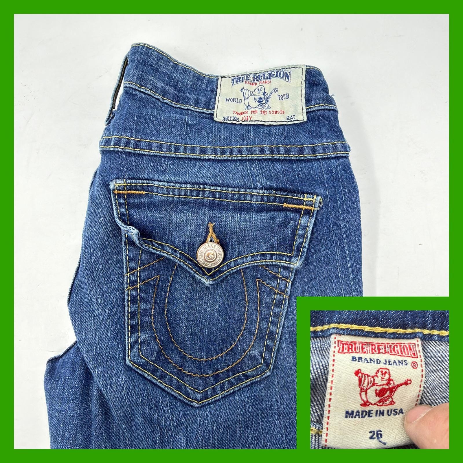 True Religion Jeans Size 26 - Etsy