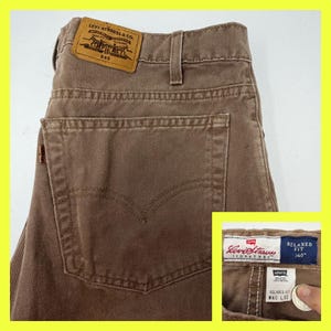 Brown Tab Levis - Etsy