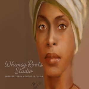 Retrato de Erykah Badu (coroado de luz)