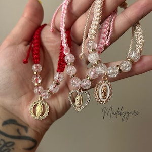 Our Lady of Guadalupe Bracelets, St Jude, Pulseras Virgen De Guadalupe, Gift Ideas, Bracelet, Mexican Bracelet, Minimalist, Catholic Jewelry