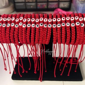 Armbänder für Paare und Freundschaften | Passende Armbänder | Geschenk Freund BFF GF BF Jahrestag | Initial Armbänder | Buchstaben Armband