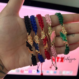 San Judas Bracelet, San Judas, Saint Jude Bracelet, St Jude Rope Adjustable Bracelet for him or Her, Pulcera San Judas Ajustable