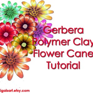 Polymer Clay Tutorial Gerbera Flower cane