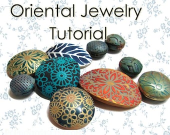 Polymer Clay PDF tutorial - Oriental Textures