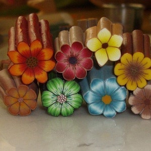 Polymer Clay Tutorial Backgroundless Flower Cane