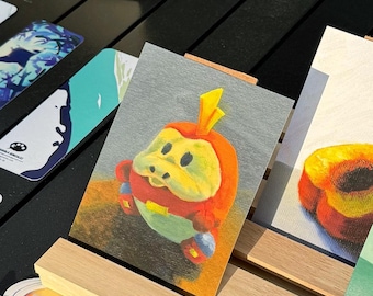 Fuecoco Oil Painting Postcard