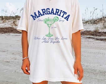 Spicy Margarita Lover Shirt: Trendy Summer Cocktail Tee