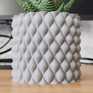 Bubble Planter – Modern 3D Printed Plant Pot – Minimalist Indoor Flower Pot for Succulents & Home Decor